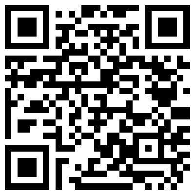 QR code containing the Bitcoin donation address